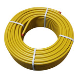 Tubo Pex Para Gas Sigas Flex Uv Amarelo 16mm Rolo 05 Mts
