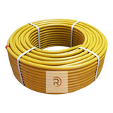 Tubo Pex Para Gas Sigas Flex Uv Amarelo 16mm Rolo 35 Mts