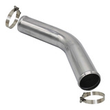 Tubo/cano Pressurização Alumínio Curva 45° 2 1/2 Pol X 400mm