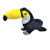 Tucano De Pelúcia 17 Cm Altura Antialérgico Lavável Aves