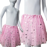 Tule Estrelas Brilho Festas Fantasias Feminino Com Brilho
