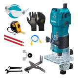 Tupia Laminadora Manual Articulada 530w 3709 Makita C/ Kit