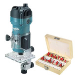 Tupia Manual 6mm 530w M3700b Makita Com Kit 12 Fresas Eda