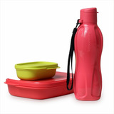 Tupperware | Kit Lanche Eco Basic - Marmita Cor Kit Basic Primavera - Eco Tupper 500ml + Basic Line Slim