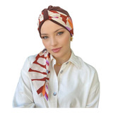 Turbante Feminino Fechado Touca + Faixa Tratamento Quimio