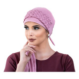 Turbante Rosa Velho+ Trança: Quimioterapia Ou Alopécia