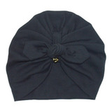 Turbante Touca Gorro Bebe Menina Suedine Algodão Grow Up 