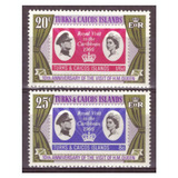 Turks E Caicos - Visita Real Ao Caribe - 1966 - S/comp. C4 