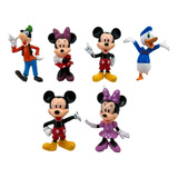 Turma Disney Miniatura Disney 6pcs Mickey