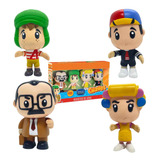 Turma Do Chaves Coleção Oficial 4 Bonecos Em Vinil Presente