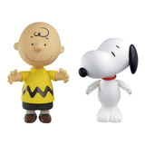 Turma Do Snoopy - Kit Com Snoopy E Charlie Brown Em Vinil