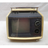 Tv Portatil Antiga Sony Tv-770 -