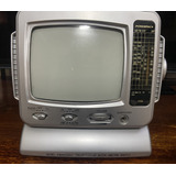 Tv Portatil Preto E Branco Game Powerpack Tv5 Antigo Leia