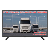Tv Smart Led 24pol P/ Caminhão + Inversor 12v/24volts Wifi 
