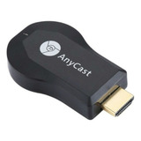 Tv Stick Anycast M9 Full Hd Preto Com 128mb De Memória Ram