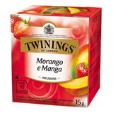 Twinings Of London Sabor Morango E Manga 15g - 10 Saquinhos