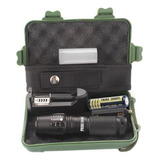 U X800 Zoomable Xml T6 Levou Lanterna Tática+18650 Bat06288