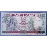 Uganda: Bonita Cédula De 1000 Shillings De 1991 Fe - Antiga