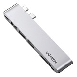 Ugreen - Hub 2 Usbc X Usbc + 3 Usb 3.0 + Leitor Cartão 60560