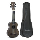 Ukulele Acústico Concert Strinberg Uk06c Tobacco Satin + Bag