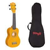 Ukulele Acústico Stagg Us Lemon Soprano Amarelo