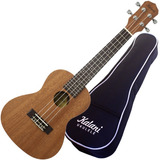 Ukulelê Concerto Kalani Tribes Kal220cs 15415 Natural + Capa