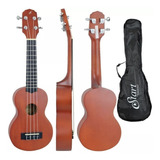 Ukulele Giannini Soprano Fosco Start Com Capa E Palheta