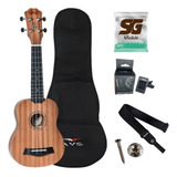 Ukulele Seizi Acústico Soprano Bali Sapele