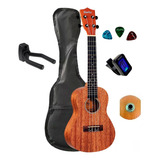 Ukulele Shelby Soprano Su21m Elétrico +capa