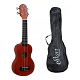 Ukulele Soprano Acústico Giannini Uks-21 Ns + Bag Original.