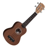 Ukulele Soprano Acústico Profissional Michael Estilo Shelby Cor Marrom