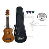 Ukulele Soprano Kalani Acústico Kal220ss+ Capa Luxo+ Palheta
