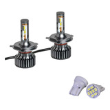 Ultra Led Farol Baixo Alto Na Mesma Lampada H4 +meia Luz T10