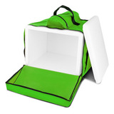 Uma Bag Bolsa Mochila Motoboy Pizza Lanche Caixa Com Isopor