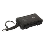 Umidor P/5 Charutos Nerone Cigar Travel Abs C/ Higrometro Pt