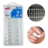 Unhas Postiça Soft Gel Transparente Flexível Bailarina 240un