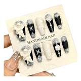 Unhas Postiças Decorada Realista Gravura Decorativa 3d-10un