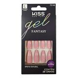 Unhas Postiças Kiss Gel Fantasy Bailarina