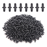 União Microtubo 4mm - 100 Unidades - Irrigação - Gotejamento