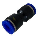 União Reta Plástica 12mm - Conexão Pneumática Kit 50