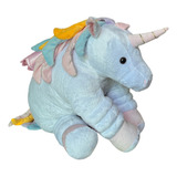 Unicórnio Pelúcia Almofada Travesseiro Bebê Fofinho 67cm