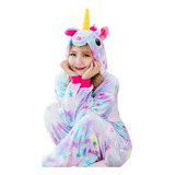 Unicórnio Pijama Kigurumi Infantil Adulto / Fantasia 