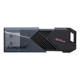 Unidade Flash Kingston Datatraveler Exodia M Onyx 64gb Usb 3.2