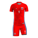 Uniforme Haaland Noruega Camisa E Bermuda