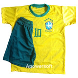Uniforme Infantil Flamengo Kit Shorts Camisa Time Do Coraçao