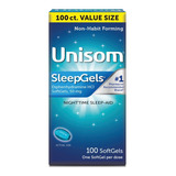 Unisom Sleepgels 100 Count Sleep Aid