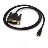 Universal Gold-plated Micro Hdmi To Dvi Hd Video Cable Adapt