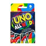 Uno All Wild! Brinquedo Criança Jogo Cartas Copag Mattel Idioma Português
