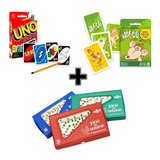 Uno + Dominó + Mico Jogo Cartas Mesa Presente Criança Com Nf