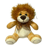 Urso De Pelúcia Animais Selva Safari Decoração Realista 30cm